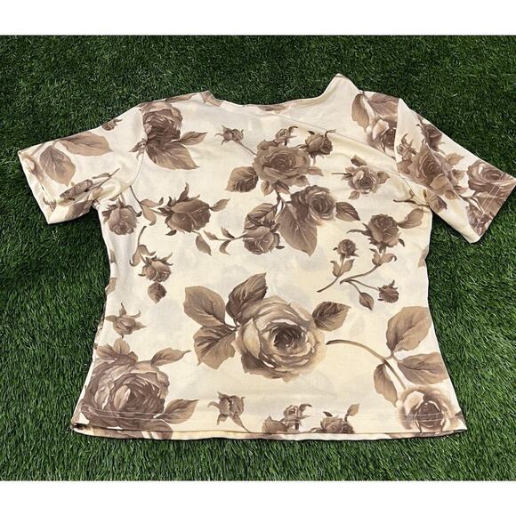 Pretty Girl Y2K Made in USA Crop Top Stretchy Polyester M 90s 2000s Clubwear - Picture 7 of 7